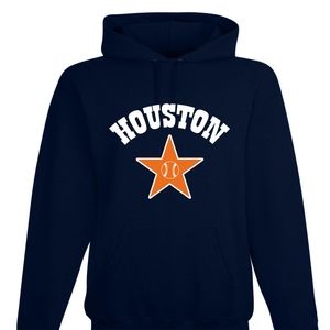 Houston Texas Baseball Pullover Sports Hoodie